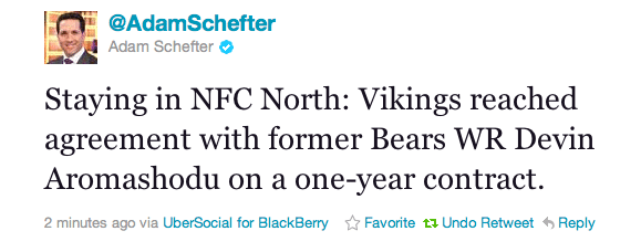 Devin Aromashodu Reaches Agreement with Minnesota Vikings