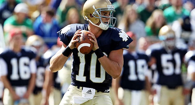 Dayne Crist Named Starter for Notre Dame