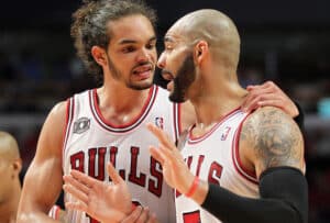 Joakim Noah and Carlos Boozer need to learn how to coexist. 