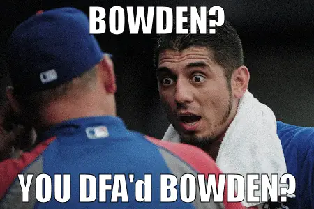Chicago Cubs to Designate Michael Bowden for Assignment