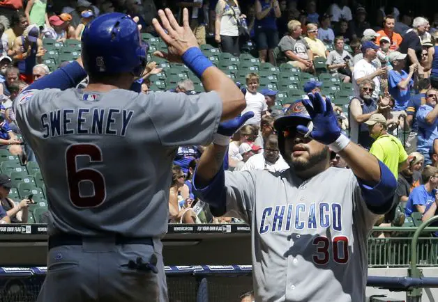 Brew Crew falters, Cubs take advantage and rare series win 7-2 1 Morry Gash, San Francisco Chronicle