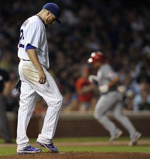 Garza Gives Up Career High 8 ER: Reds 12, Cubs 2