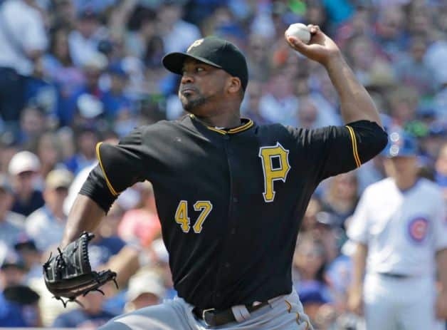 Liriano lays it on Cubs, lose to blazing Bucs 6-2 1 Francisco Liriano, Nam Y. Huh