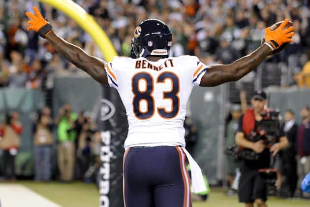 Chicago Bears tight end Martellus Bennett absent from workouts