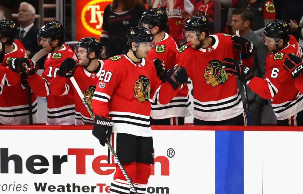 How do the Chicago Blackhawks get into the playoffs?