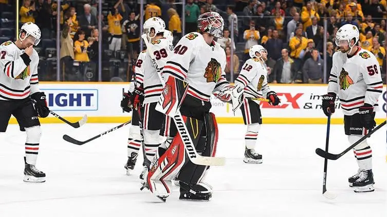Robin Lehner Lone Bright Spot in Blackhawks’ Loss to Predators
