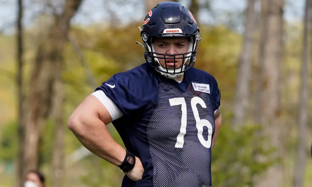 2022 Chicago Bears' O-Line Battle One To Watch 1 Chicago Bears Teven Jenkins