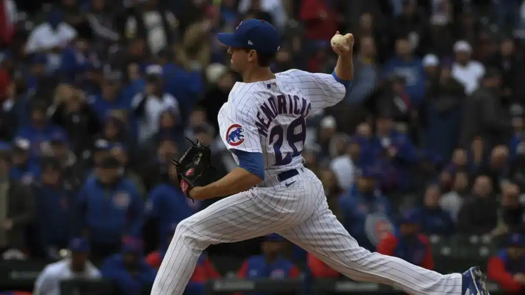 Kyle Hendricks Chicago Cubs USATSI18038789