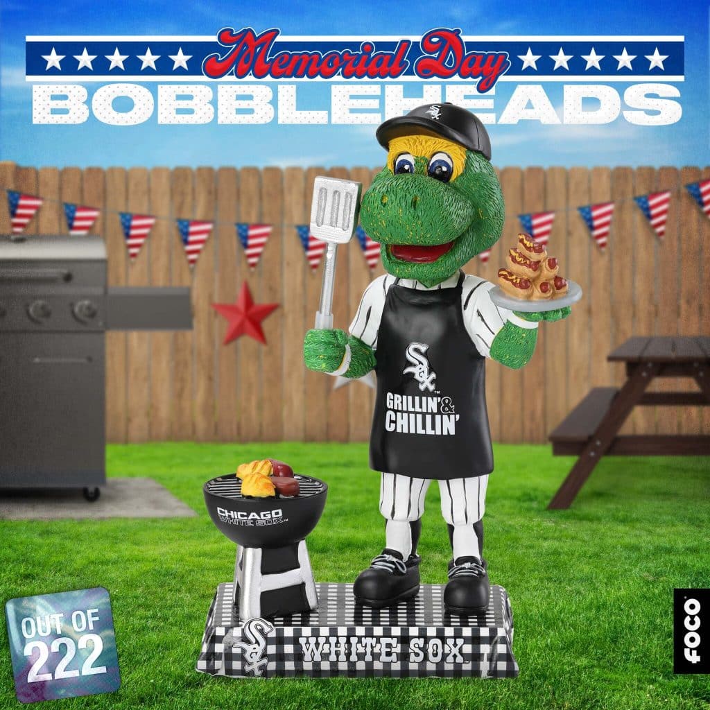 White Sox Memorial Day Mascot Bobblehead