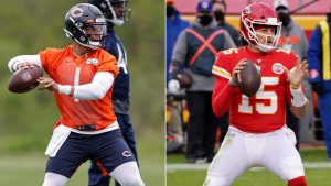210609 Justin Fields Patrick Mahomes Chicago Bears Keyshawn Johnson Justin Fields