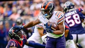 Report: Chicago Bears coach names starting running back (NFL News) 1 khalil herbert1