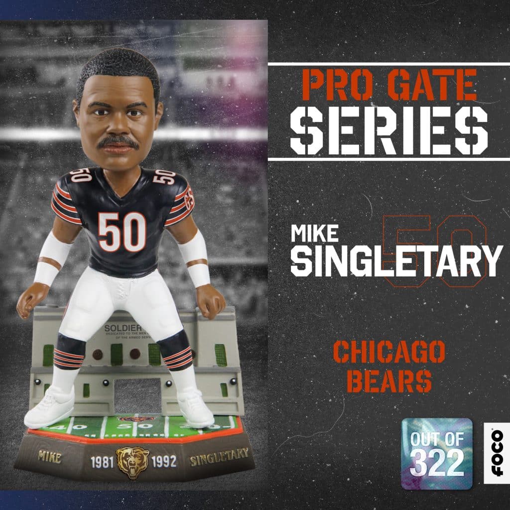 Mike Singletary Pro Gate Series Bobblehead Mike Singletary Pro Gate Series Bobblehead