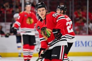 NHL: Preseason St. Louis Blues at Chicago Blackhawks Connor Bedard