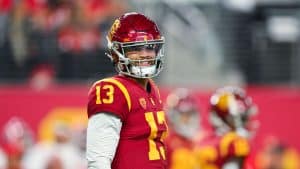 caleb williams usc trojans football pac 12 championship