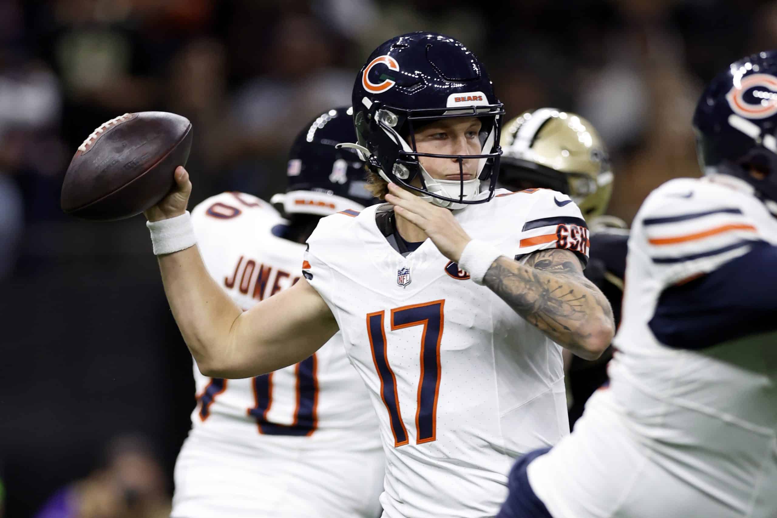 Chicago Bears insider claims Tyson Bagent has outplayed Caleb Williams at practices