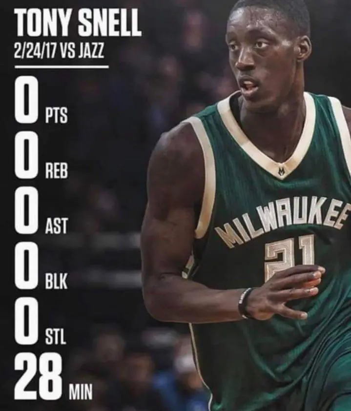 Tony Snell zero stats