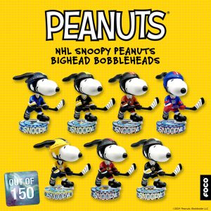 Snoopy Peanuts NHL Bobblehead Collection
