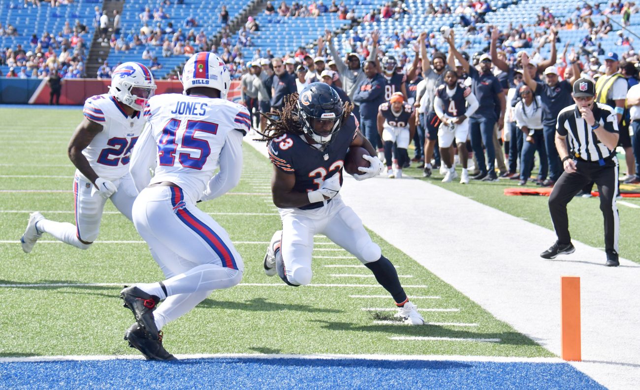 Chicago Bears running back Ian Wheeler