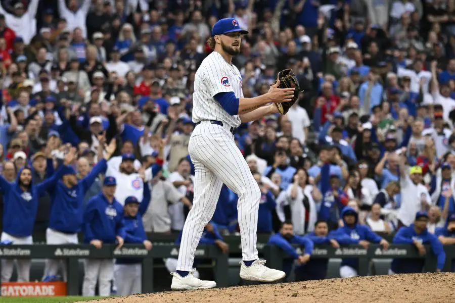 MLB: Cincinnati Reds at Chicago Cubs, Porter Hodge