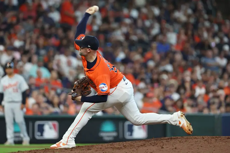 MLB: Playoffs Detroit Tigers at Houston Astros Ryan Pressly MLB: Playoffs Detroit Tigers at Houston Astros Ryan Pressly
