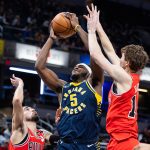 NBA: Chicago Bulls at Indiana Pacers Matas Buzelis Patricks Williams