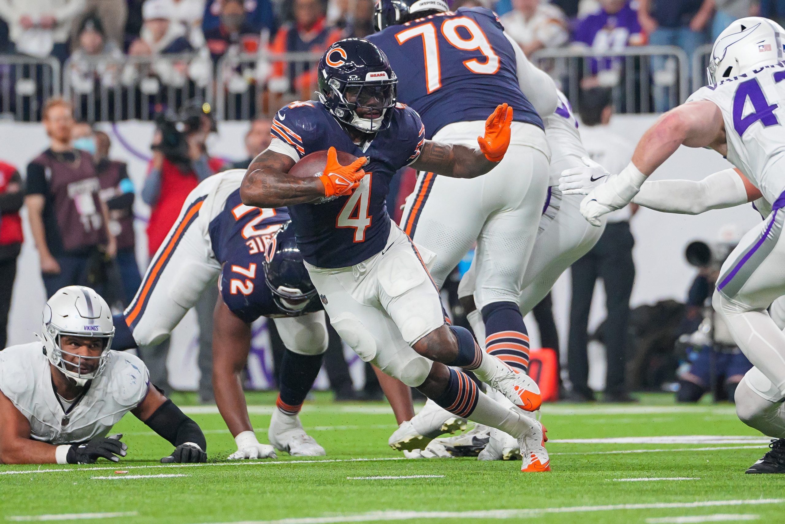 D’Andre Swift dealt fantasy football warning despite Chicago Bears draft decision