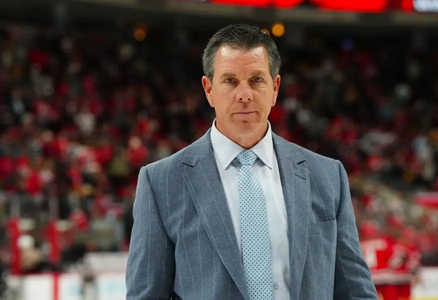 NHL: Pittsburgh Penguins at Carolina Hurricanes Pittsburgh Penguins head coach Mike Sullivan comes off the ice after a loss to the Carolina Hurricanes at Lenovo Center.