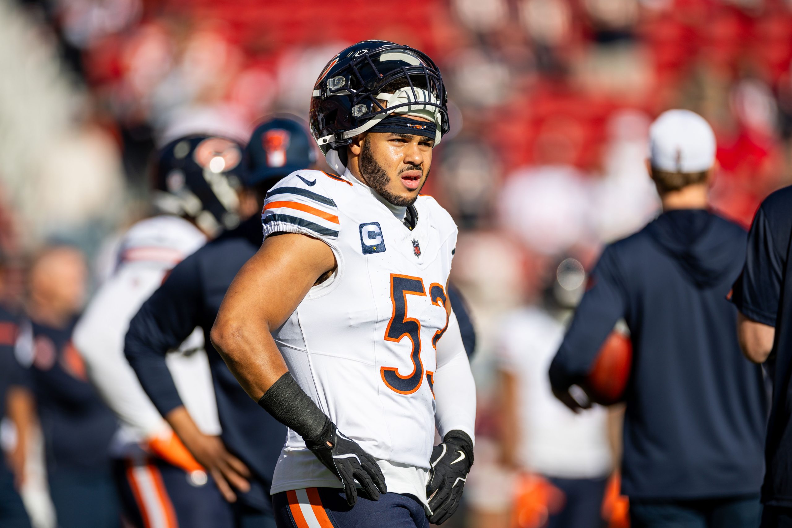 Chicago Bears starting linebacker misses another practice, questionable for Week 1 3 Chicago Bears TJ Edwards