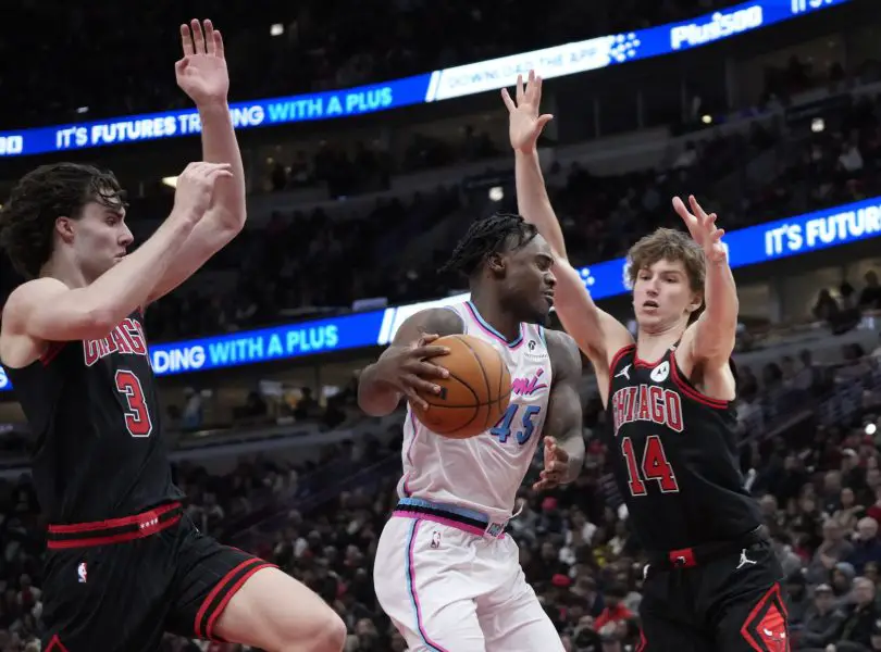 NBA: Miami Heat at Chicago Bulls