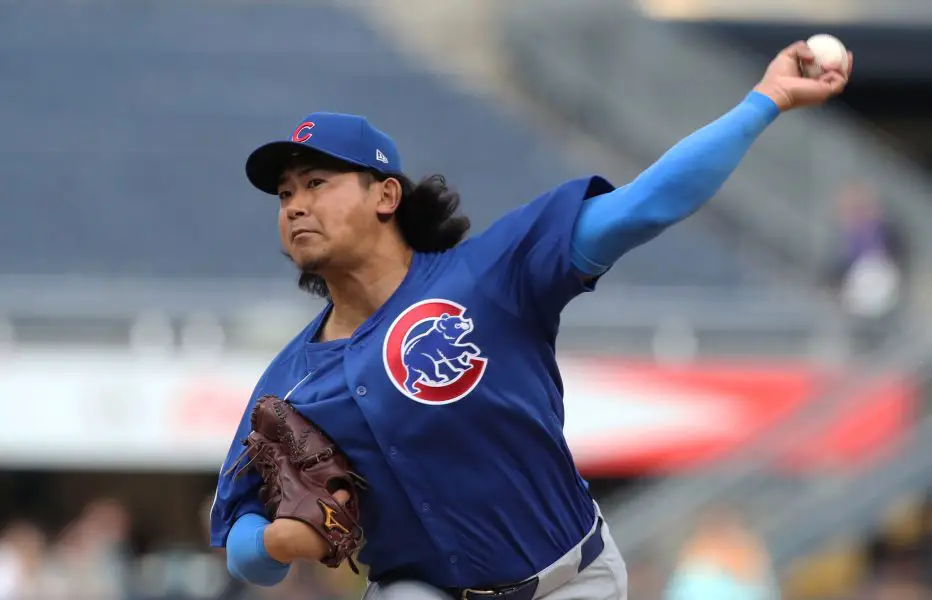 MLB: Chicago Cubs at Pittsburgh Pirates, Shota Imanaga 