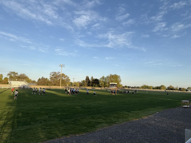 Image 250501 200523 Gooding High School's varsity football stadium.