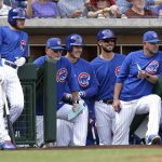 2016 Chicago Cubs World Series winning coach fired from manager job after 15-28 start 2 Chicago Cubs center fielder Ian Happ (8), Joe Maddon (70), Anthony Rizzo (44), Kris Bryant (17), and Brandon Hyde (16) watch game action against the San Diego Padres in the second inning at Sloan Park.