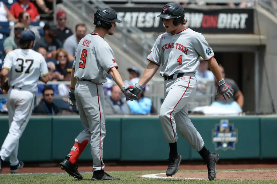 NCAA Baseball: College World Series Michigan vs Texas Tech NCAA Baseball: College World Series Michigan vs Texas Tech