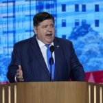 Chicago Bears receive another warning from Gov. JB Pritzker's office about stadium 2 Illinois Gov. JB Pritzker speaks during the second day of the Democratic National Convention at the United Center.