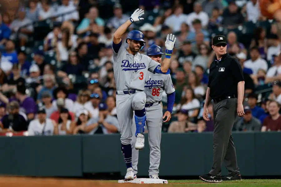 MLB: Los Angeles Dodgers at Colorado Rockies Chicago Cubs