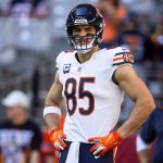 Trade talk for Chicago Bears TE Cole Kmet has already started 3 Chicago Bears tight end Cole Kmet (85) against the Arizona Cardinals at State Farm Stadium.