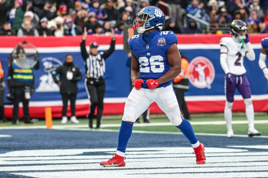 NFL: Baltimore Ravens at New York Giants Chicago Bears, Devin Singletary
