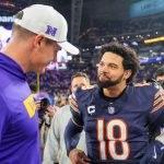 Chicago Bears QB Caleb Williams knew Ryan Poles set him up to fail, wanted drafted by Vikings 2 Chicago Bears Caleb Williams talking to Vikings Kevin O'Connell