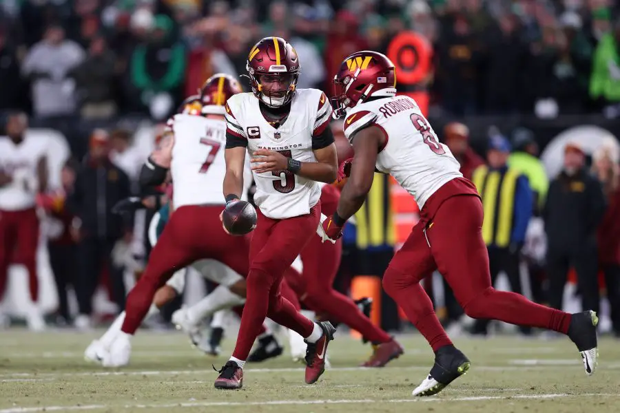 NFL: NFC Championship Washington Commanders at Philadelphia Eagles Chicago Bears target Brian Robinson