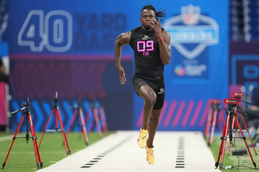 NFL: Combine Chicago Bears Zah Frazier