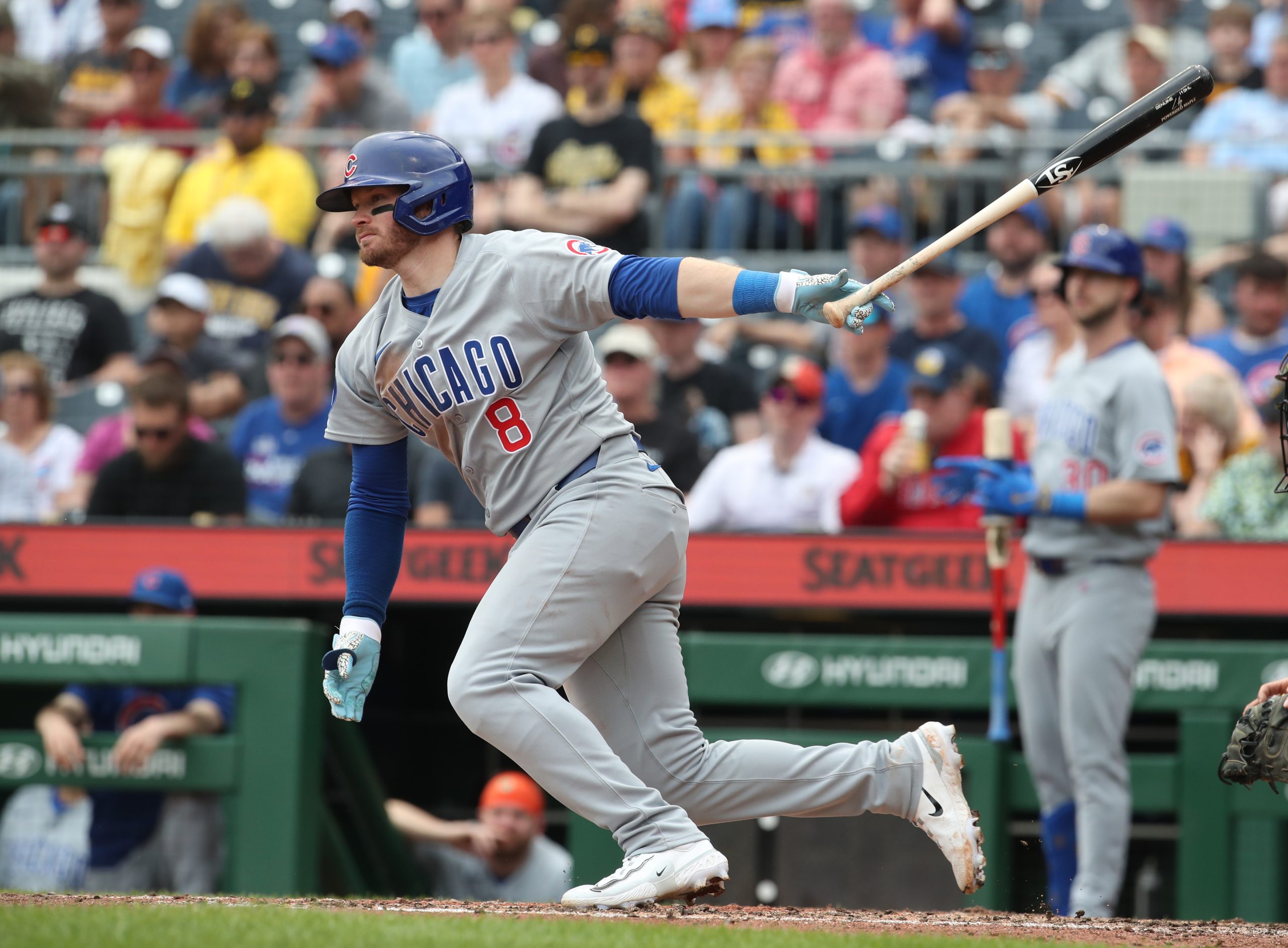Chicago Cubs veteran outfielder extended his impressive on-base streak at PNC Park this week