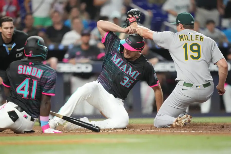 MLB: Athletics at Miami Marlins MLB: Athletics at Miami Marlins