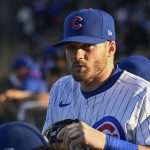 Chicago Cubs LF Ian Happ provides update on unfortunate and painful oblique injury 2 Chicago Cubs outfielder Ian Happ (8) before the game against the San Francisco Giants at Wrigley Field.