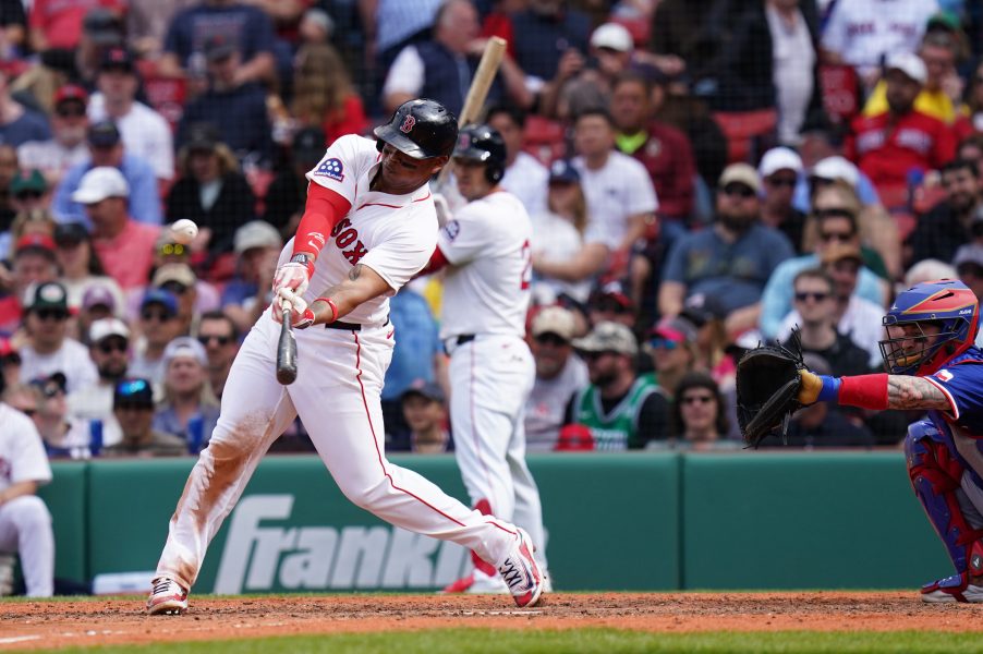 MLB: Texas Rangers at Boston Red Sox MLB: Texas Rangers at Boston Red Sox Rafael Devers,Chicago Cubs