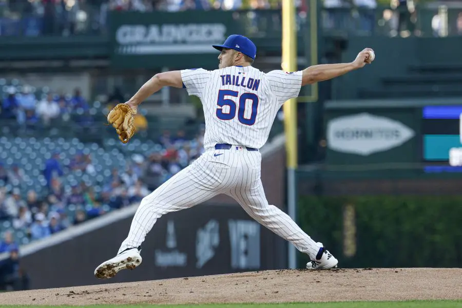 MLB: Miami Marlins at Chicago Cubs Chicago Cubs, Jameson Taillon