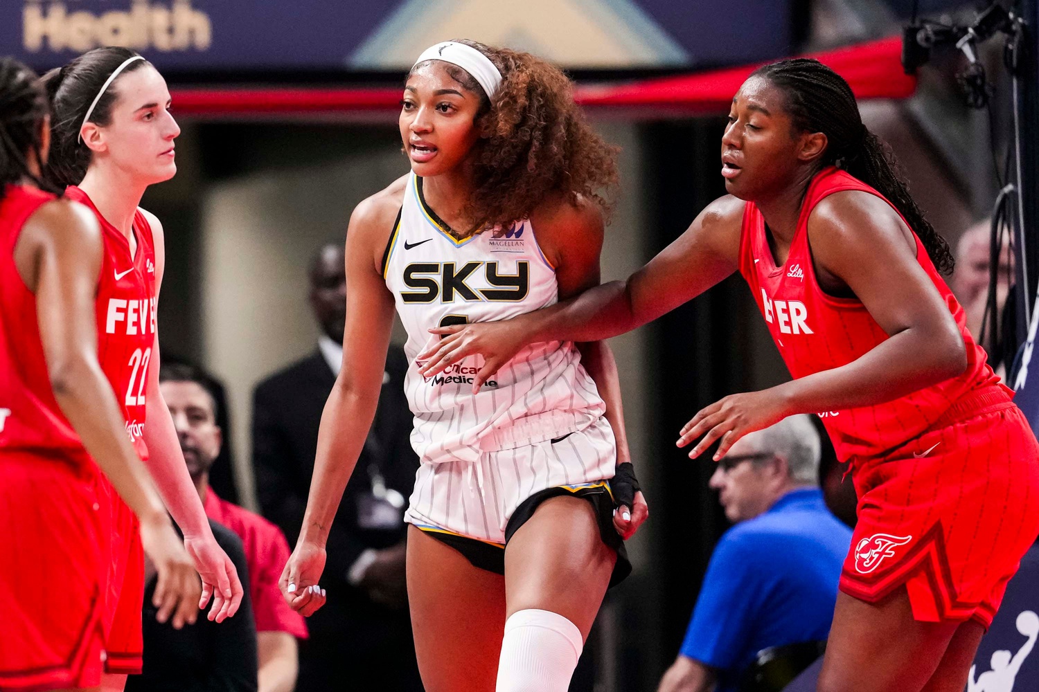 ‘Hate’: Chicago Sky teammate thinks Angel Reese might’ve gone too far with Caitlin Clark