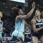 Chicago Sky, Angel Reese made more disturbing WNBA history in 99-74 loss 2 Chicago Sky forward Angel Reese (5) drives to the basket against New York Liberty forward Kennedy Burke (22) during the second half at Wintrust Arena.