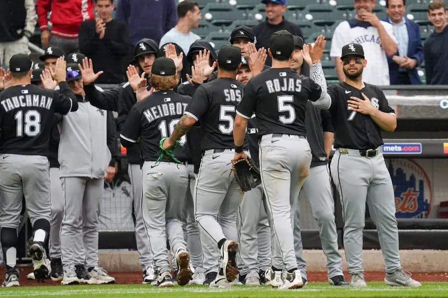 MLB: Chicago White Sox at New York Mets Chicago White Sox celebrate win over Mets