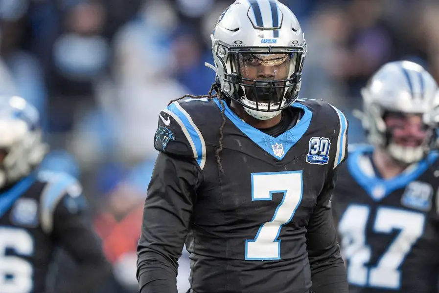 NFL: Arizona Cardinals at Carolina Panthers Potential Chicago Bears target Jadeveon Clowney