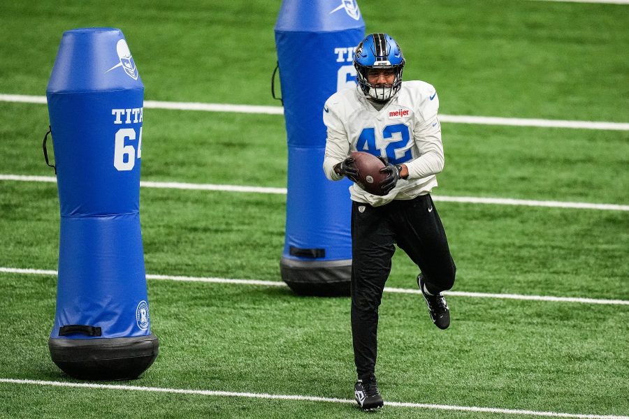 Syndication: Detroit Free Press Potential Chicago Bears target Jalen Reeves-Maybin